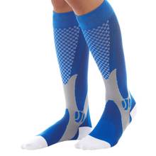 1 pair Men Women Compression Socks Sports Compression Football Socks For Anti Fatigue Pain Relief Knee High Stockings EU 39-47 2024 - buy cheap