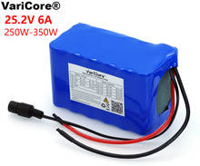 VariCore-batería de litio de 24V, 6 Ah, 6S3P, 18650, 25,2 v, 6000mAh, para bicicleta eléctrica, ciclomotor, paquete de batería de iones de litio 2024 - compra barato