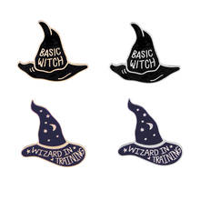 Basic witch pins and brooches Badges Hard enamel pins Witch hat pin Witch jewelry Denim jackets accessories 2024 - buy cheap