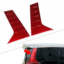 2Pcs Car C-Pillar Molding Cover Trims Red ABS For 2016 2017 2018 2019 Toyota Alphard Vellfire 2024 - buy cheap