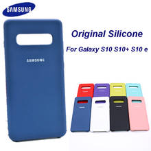 Чехол для Samsung Galaxy S10 Plus, шелковистый мягкий силиконовый чехол для Galaxy S10 + S10E S10 S10 5G, полная защита 2024 - купить недорого