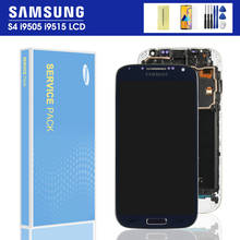 IPS LCD для Samsung Galaxy S4 lcd дигитайзер сенсорный экран GT-i9505 i9500 i337 ЖК-дисплей с рамкой в сборе запасные части 2024 - купить недорого