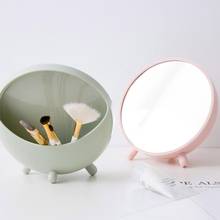 1PC Round Vanity Mirror Desktop Small Mirror Simple Student Portable Makeup Princess Mirror Makeup Mirror 2024 - buy cheap