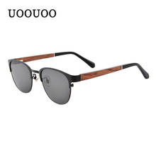 UOOUOO Wood male sunglasses polarized men glasses myopia wooden sun glasses prescription eyewear frames men fishing eyewear Rv. 2024 - buy cheap