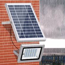 Luz Led de inundación alimentada por energía Solar, foco Reflector impermeable IP65, lámpara para pared de calle y jardín, 36Led 2024 - compra barato