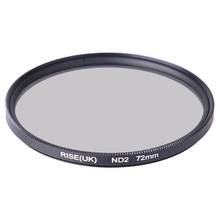 RISE(UK) 72mm Neutral Density ND2 Filter for any 72mm Lens of DSR DLSR Camera 2024 - buy cheap