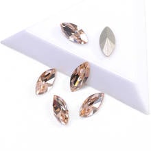 YANRUO-diamantes de imitación en 3D para decoración de uñas, cristal con forma de Navette de la mejor calidad, 4200 2024 - compra barato