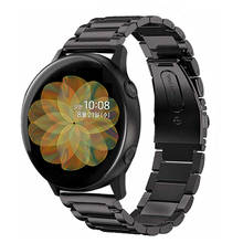 Браслет для Samsung Galaxy watch 46 мм 42 мм Высококачественный Браслет из нержавеющей стали металлический ремешок для Samsung Gear S3 Frontier 2024 - купить недорого