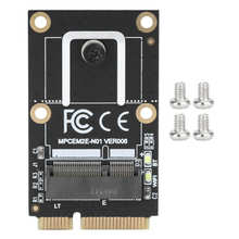 Мини-разъем pci-е (PCIe + USB) Адаптер для M.2 Wi-Fi Bluetooth для Intel AX200 9260 8265 8260 плата Wireless Wlan Card 2024 - купить недорого