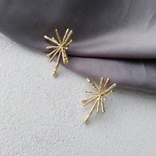 Korean personality irregular fireworks earrings fashion style cool exaggerated earrings female 2024 - buy cheap