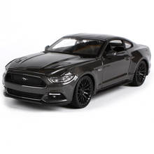 Boutique 1:24 2015 Ford Mustang sports car alloy model,simulation die-casting advanced collection&gift decoration,free shipping 2024 - buy cheap