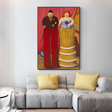 Забавное Искусство Пары Фернандо Ботеро, холст, фотообои, современное искусство, настенные картины, домашний декор 2024 - купить недорого