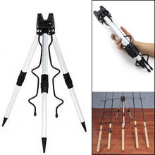 Practical Aluminum Alloy Telescopic 5 / 7 Groove Fishing Rods Holder Collapsible Tripod Stand Sea Fishing Pole Bracket 2024 - buy cheap
