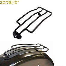 ZORBYZ Black Motorcycle Rear Solo Seat Luggage Rack For Harley Sportster XL883N XL1200 1985-2003 2024 - buy cheap