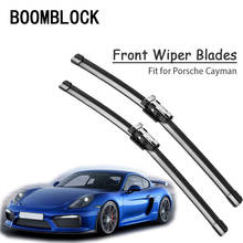 BOOMBLOCK 1 set Car Accessories Windscreen Wiper Blades Kit For Porsche Cayman 987C 981C 2017 2016 2015-2005 2024 - buy cheap