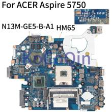 KoCoQin Laptop motherboard For ACER Aspire 5750 5750G GT520M Mainboard P5WE0 LA-6901P HM65 N13M-GE5-B-A1 2024 - buy cheap
