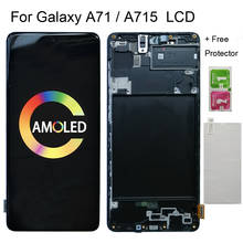 100% Original AMOLED For Samsung Galaxy A71 LCD Touch Digitizer Sensor Glass Assembly For Samsung A71 Display A715 A715F A715FD 2024 - buy cheap