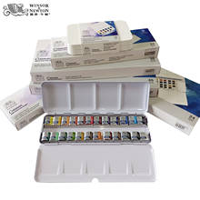 WINSOR&NEWTON 8/12/24/36/45 Colors Cotman Solid Watercolor Paints set Artist Pigment art supplies 2024 - buy cheap