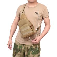 Outdoor Sports Tactical Molle Chest Bag Shoulder Bags Travel Backpack Military Trekking Fishing Camping Hiking Hunting Daypack 2024 - buy cheap