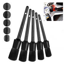 5pcs Car Cleaner Brush Set Including Brush Automotive Air Conditioner,Auto Detailing Brush for Cleaning Wheels,Interior,Exterior 2024 - buy cheap