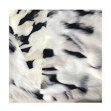 Milky white jacquard plush thick clothing artificial smooth plush faux fur fabric for coat  vest fausse fourrure tissu 2024 - buy cheap