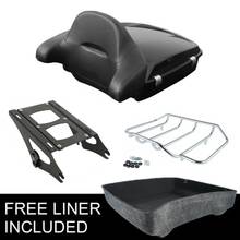 Motorcycle Chopped Trunk Backrest Mount Luggage Rack For Harley Tour Pak Road Glide 14-20 2024 - buy cheap