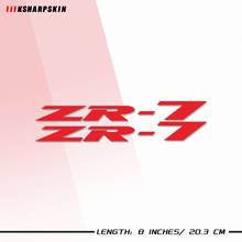 Новая мотоциклетная наклейка на бак велосипеда, водонепроницаемая наклейка на шлем, Светоотражающая наклейка с логотипом для Kawasaki ZR-7 zr7 Zr 7 2024 - купить недорого