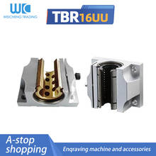 TBR16UU-bloque de aluminio para carril de guía lineal, piezas cnc, 16mm 2024 - compra barato