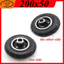 High Quality 200x50 Inner and Outer Tyre with Disc Brake Hub 8 Inch Inflatable Wheel for Electric Scooter Accessories 2024 - buy cheap