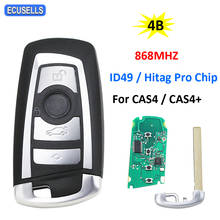 4 Button Remote Car Key 868Mhz ID49 Hitag Pro Chip for BMW CAS4 FEM / BDC 5 7 Series 520 525 530 535 730 740 750 (Silver Side) 2024 - buy cheap