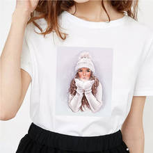 Cute Graphic Tees Women Punk T Shirt Character Print Tshirt Kpop Casual T-shirt Hot Cotton Japanese Shirts Aesthetic Pink 2024 - buy cheap