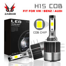Zarkor H15 LED Canbus V-W Au-di Be-nz Car bulb no Error with Built-in EMC 26000LM 110W 6000k COB turbo LED 12V 2024 - buy cheap