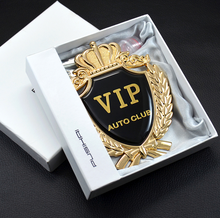 Adesivo emblema para grade dianteira de carro, adesivo metal vip jdm para clube automotivo, luxo 2024 - compre barato