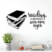 Drop Shipping books quotes Home Decoration Accessories For Living Room Bedroom Wall Art Decal 2024 - buy cheap
