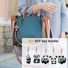 5pcs Panda DIY Diamond Painting Keychain Gift Special Shape Full Drill Diamond Embroidery Keychains for Women Kids Gifts 2024 - buy cheap