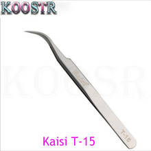 Jinkasi T-15 elbow stainless steel precision medical tweezers hardware repair tools matte clip 2024 - buy cheap