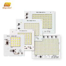 Chip de lámpara LED SMD2835, cuentas IC inteligentes de 220V, entrada de 10W, 20W, 30W, 50W, 100W, DIY, proyector para exteriores, blanco frío y blanco cálido 2024 - compra barato