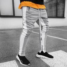 Mens Casual Pants Fitness Men Sportswear Tracksuit Bottoms Skinny Sweatpants Trousers Black Gyms Track Pants 2021 2024 - buy cheap
