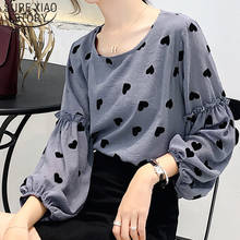Casual Autumn Long Sleeve Chiffon Blouse Korean Fashion Clothing  Blusas Mujer De Moda 2019  Loose Ladies Tops Blusas 5789 50 2024 - buy cheap