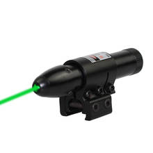Охотничий Тактический красный зеленый точечный лазерный прицел с переключателем давления и креплением на ствол подходит для рельсов 11 мм 20 мм 2024 - купить недорого