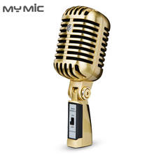 My microfone fg01 profissional com condensador retrô, microfone para estúdio de gravação, transmissão de jogos de computador 2024 - compre barato