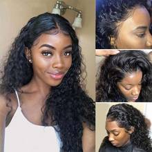 HD Transparent 13X6 Curly Lace Frontal Wigs Water Wave13X4 Lace Front Wig 4X4 Lace Closure Wig Human Hair Wigs For Black Women 2024 - buy cheap