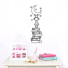 Cartoon Book is the ladder of Waterproof Wall Stickers Wall Art Decor For Living Room Bedroom Wall Art Sticker Murals 2024 - buy cheap