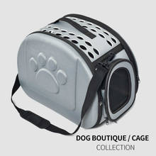 Bolsa transversal respirável para animal de estimação, bolsa portátil dobrável com transporte para cães e gatos 2024 - compre barato
