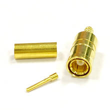 SMB Fêmea Conector coaxial RF Friso Para RG316 1 pc, RG174, LMR100 Goldplated Reta Atacado 2024 - compre barato