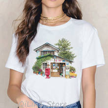 Casa coreana imprimir vintage t camisa mujeres kawaii camiseta 90s camisetas ropa de tumblr streetwear haut mujer Camisetas 2024 - compra barato