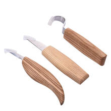 3 Pieces/set Of Stainless Steel Carving Wood Cutting Tool Wood Spoon Woodworking Carving Set 2024 - buy cheap