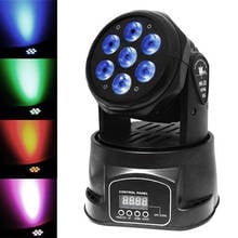 2pcs 7x12W LED Moving Head Light RGBW Dyeing Wash Effect Stage Lighting DMX512 Auto Sound Control Christmas Party Show LED Light 2024 - buy cheap