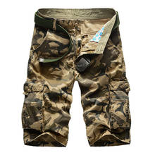 New Cargo Shorts Men Top Design Camouflage Military Army Khaki Shorts Homme Summer Outwear Hip Hop Casual Cargo Camo Men Shorts 2024 - buy cheap