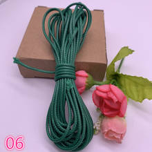Cordón encerado verde para la fabricación de joyas, 0,5, 0,8, 1,0, 1,5, 2,0mm 2024 - compra barato